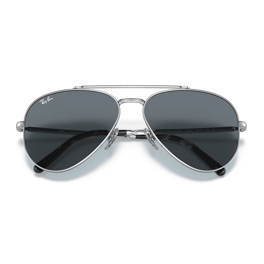 
                  
                    RAY BAN NEW AVIATOR RB3625 SILVER BLUE
                  
                