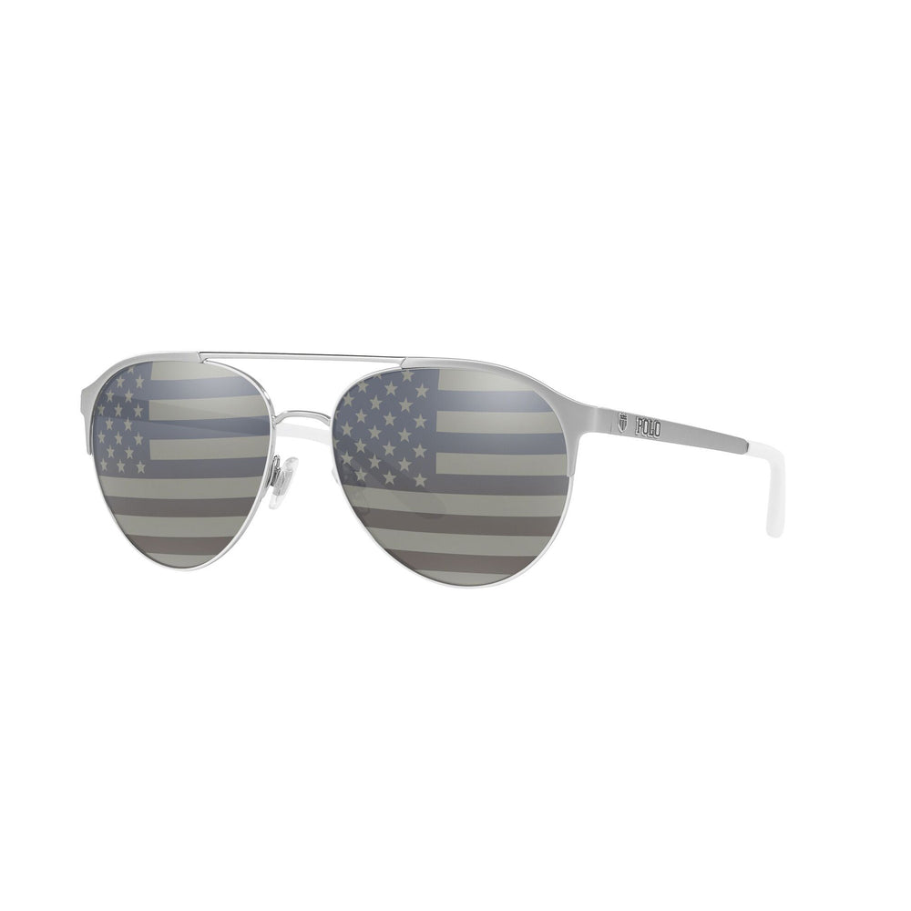 POLO BY RALPH LAUREN SHADES PH3123 WHITE US FLAG
