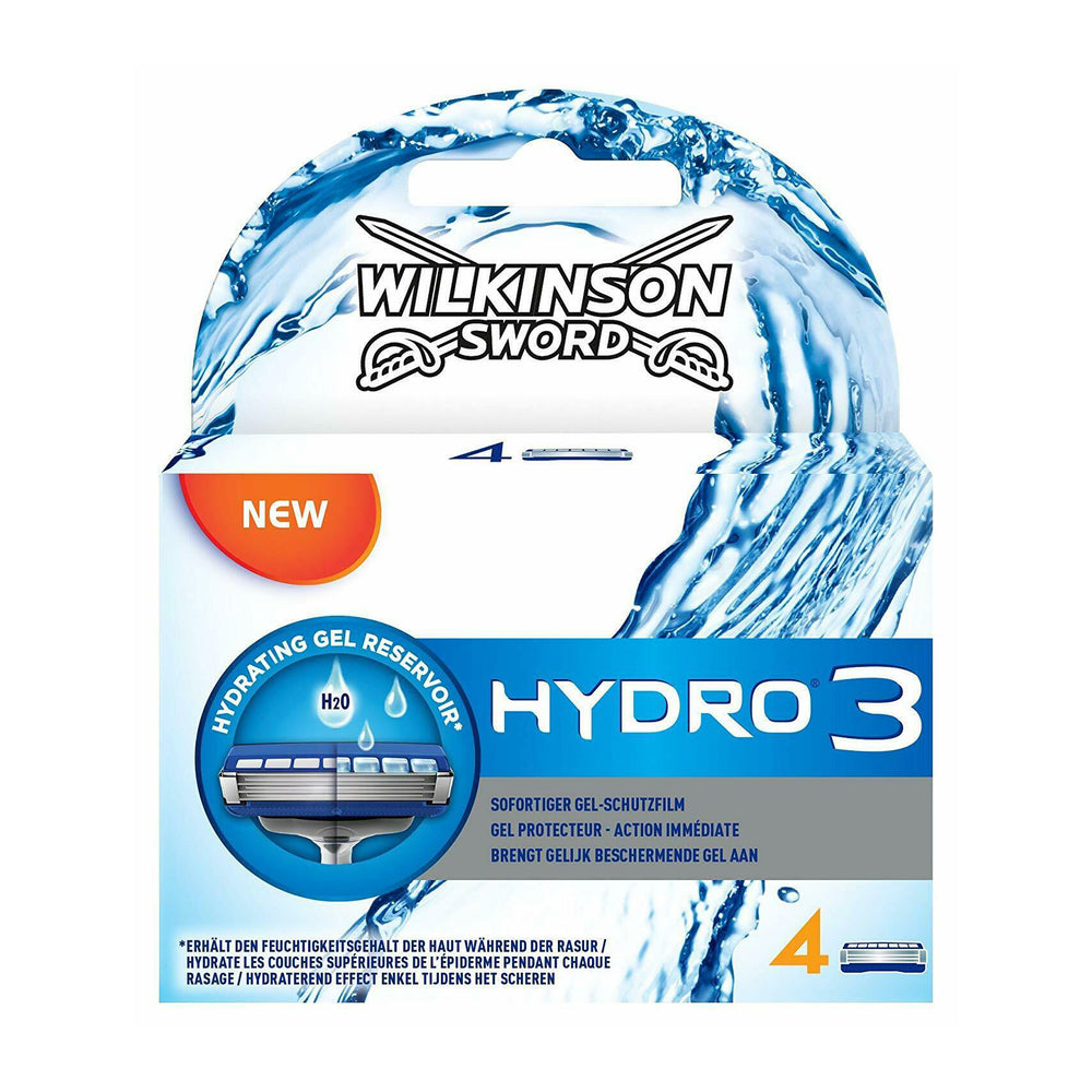 WILKINSON HYDRO 3 RAZOR BLADES REFILLS 4X