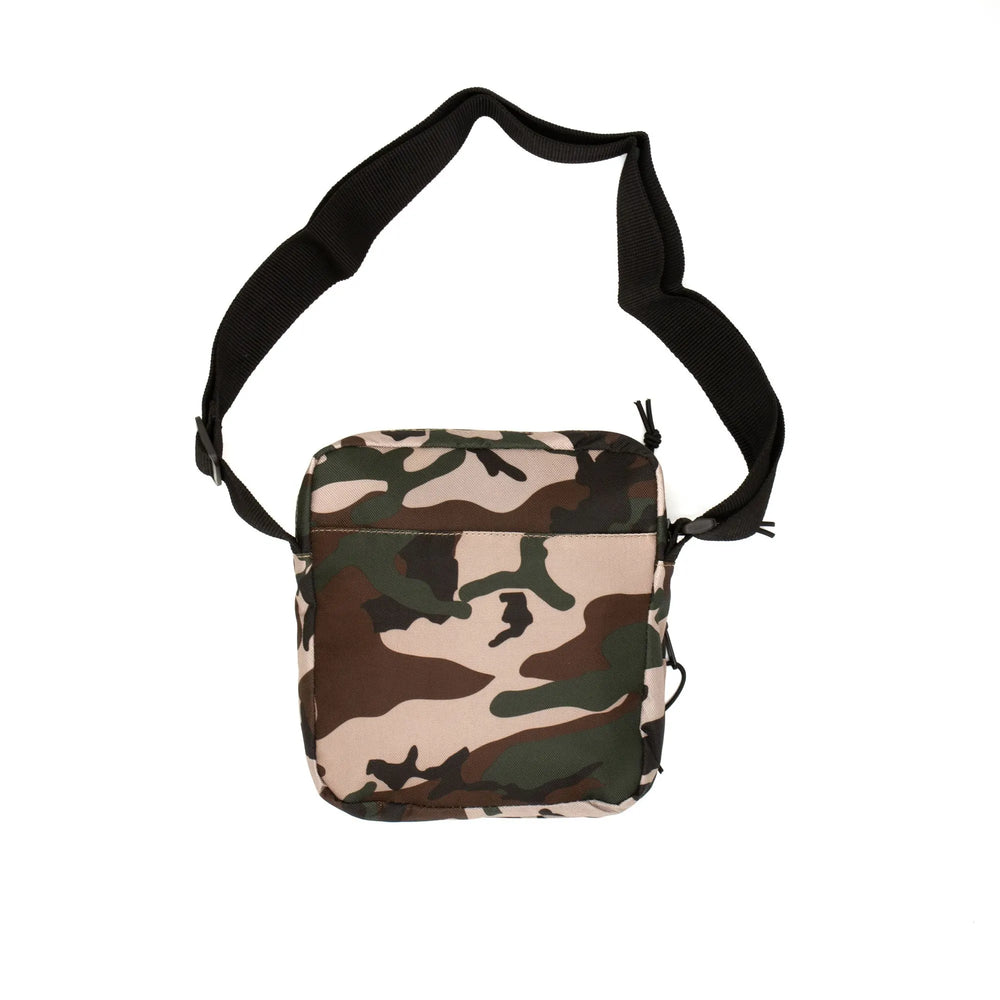 Camouflage top crossbody bag